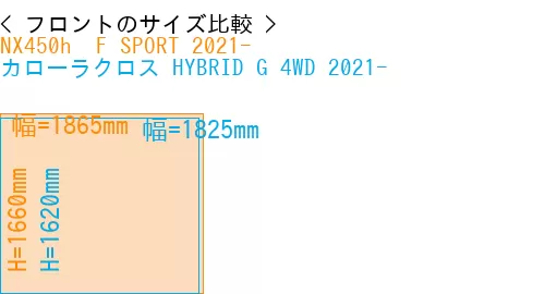 #NX450h+ F SPORT 2021- + カローラクロス HYBRID G 4WD 2021-